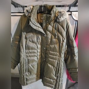 London Fog Green winter coat